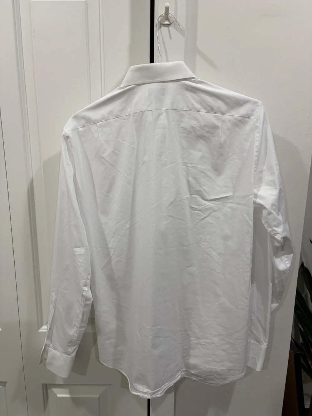 J Crew Men's Button Down - White - Slim Fit - Performance Fabric - M